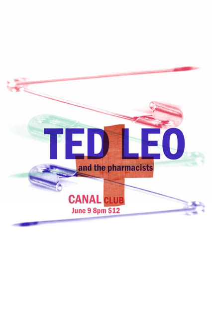 Rob Sheley - Posters - Ted Leo at Canal Club Poster Rob Sheley - Posters - Ted Leo at Canal Club Poster